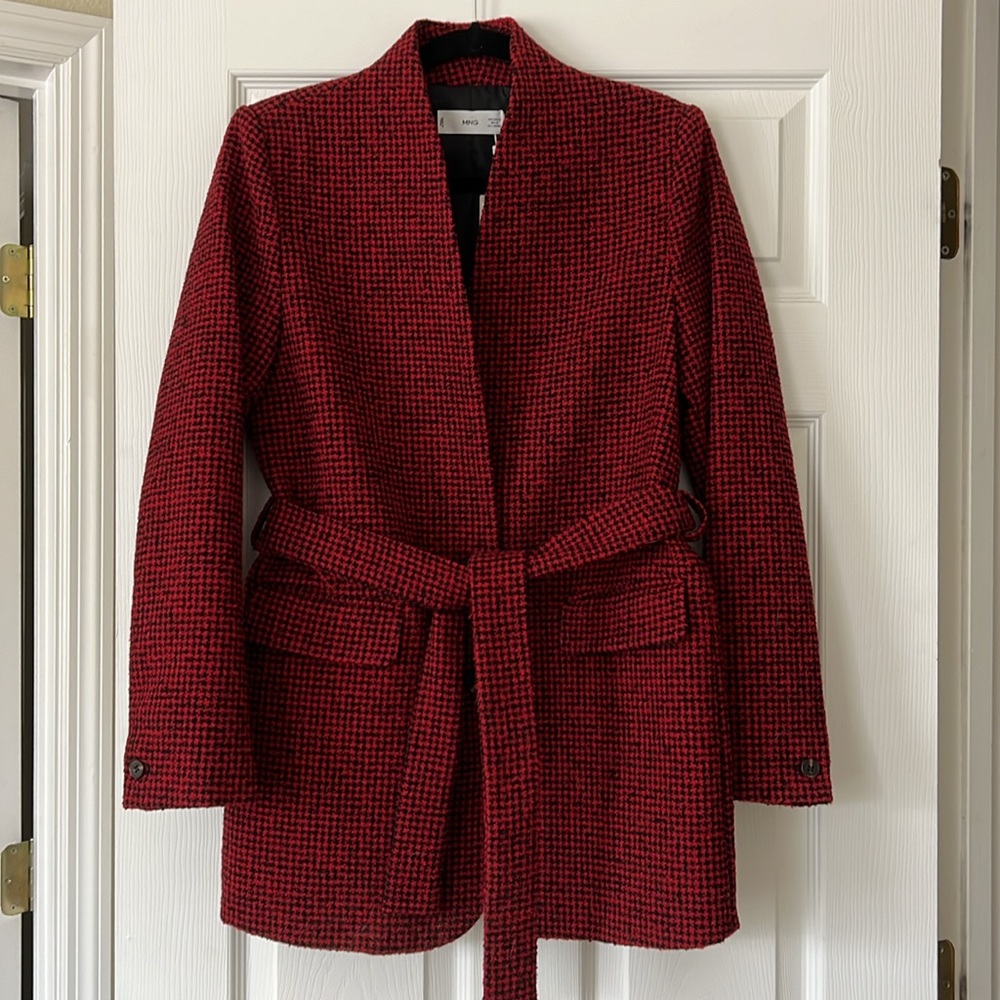 Mango Houndstooth Jacket - image 6